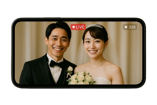 横向きスマホ画面